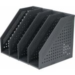 Porte - revues pliable 4 compartiments bo�te de rangement r�glable organiseur de bureau serre - livres ...