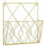 Porte revues suspendu porte magazine metal, porte - journaux panier  journaux porte revue mural avec ...