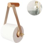 Porte - rouleau en bois cratif rangement de salle de bain distributeur de serviettes en papier porte ...