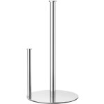 Porte - rouleau de cuisine argent� sur pied, porte - essuie - tout pour rouleaux standards et grands ...