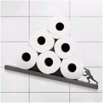 Porte - rouleau de papier toilette en acier inoxydable support creatif de rangement de mouchoirs de salle ... Porte - rouleau de papier toilette en acier inoxydable support creatif de rangement de mouchoirs de salle ...