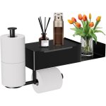Porte rouleau papier toilette auto - adhésif support papier toilette sur pied avec boît à lingettes humides, ... Porte rouleau papier toilette auto - adhésif support papier toilette sur pied avec boît à lingettes humides, ...