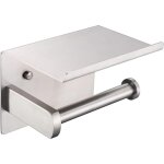 Porte - rouleau de papier toilette, porte - papier hygi�nique moderne bross� en acier inoxydable sus ...