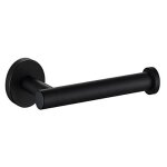 Porte - rouleau de papier toilette noir, support mural pour salle de bain, cuisine, toilettes