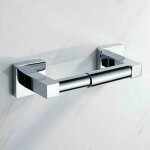 Porte - rouleau de papier toilette support mural carr� support de papier de soie de salle de bain distributeur ...