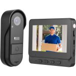 Porte sans fil d'�cran ips de 4, 3 pouces avec appareil photo ext�rieur ip65 1080p intercom 2 way pour ...