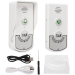 Sonnettes d'interphone sans fil 1000m distance excellente puce interphone vocal blanc sonnettes pour ... Sonnettes d'interphone sans fil 1000m distance excellente puce interphone vocal blanc sonnettes pour ...