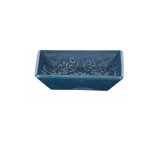 Porte savon céramique à relief, porte savon blanc cordoba, céramique, 2, 5x10, 5x10, 5 cm, bleu foncé ... Porte savon céramique à relief, porte savon blanc cordoba, céramique, 2, 5x10, 5x10, 5 cm, bleu foncé ...