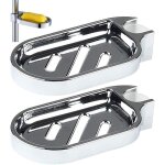Porte - savon de douche, lot de 2, �l�gant et pratique, r�glable, pour barre de douche, compatible avec ...