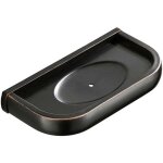 Porte - savon mural en laiton, porte - savon de salle de bain, accessoires de douche (noir)