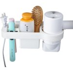 Porte s�che cheveux, porte lisseur porte seche cheveux avec range - c�bles, support seche cheveux sans ...