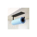 Porte - serviettes auto - adhsif - se colle au mur ou sous l'armoire / l'vier / le rfrigrateur - ...