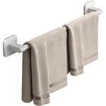 Porte - serviettes auto - adh�sif pour salle de bain, porte - serviettes mural en aluminium, barres de ...