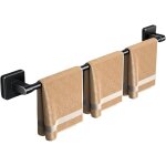 Porte - serviettes auto - adh�sif pour salle de bain, porte - serviettes mural en aluminium, barres de ...