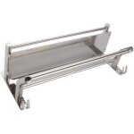 Porte serviette chrom� �tag�re serviette barres porte - serviettes en acier inoxydable �tag�re serviette ...