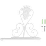 Porte - serviettes en papier, support mural pour mouchoirs, pour cuisine et salle de bain (blanc) - eosnow ...