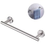 Porte - serviettes salle de bain barre porte serviette acier inox sus304 murale 30 cm bross�