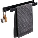 Porte - serviettes de salle de bain porte - serviettes de douche �tendoir mural en acier inoxydable - ...