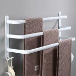Porte serviette salle de bain, porte serviette murale, porte serviette sur pied accessoire salle de bain, ...