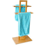 Relaxdays - porte - serviettes sur pied en bambou, h x l x p : env. 85 x 37 x 25 cm, pour la salle de ... Relaxdays - porte - serviettes sur pied en bambou, h x l x p : env. 85 x 37 x 25 cm, pour la salle de ...