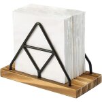 Porte serviette de table, serviettes en m�tal et bois, papier porte serviettes, distributeur serviette ...