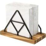 Porte serviette de table, serviettes en m�tal et bois, papier porte serviettes, distributeur serviette ...