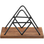 Porte serviette de table, serviettes en m�tal et bois, papier porte serviettes, distributeur serviette ...