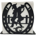 Porte - serviettes de table, style ferme, noir, pour cuisine, caf�, salle � manger