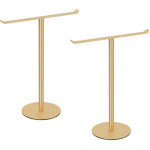Porte - serviettes vertical dor� en forme de t, 2 pi�ces, rangement de table de cuisine et de salle de ...
