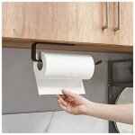Porte sopalin, porte rouleau papier cuisine, porte essuie tout de cuisine sous l'armoire, support essuie ...