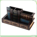 Porte - stylos en bois style r�tro design unique support crayon