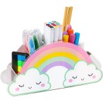 Porte - stylos de bureau  compartiments - porte - stylos - porte - stylos arc - en - ciel - bote de ...