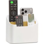 Porte t�l�commande avec compartiment, large desk organizer pour rangement telecommande tv, dvd, 4k stick ...