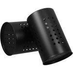 Porte - ustensiles cuisine inox 2 pi�ces ? organisateur comptoir �l�gant pour cuill�res, baguettes et ...