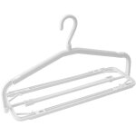 Porte - v�tements pliable � longueur r�glable - solution de rangement pour serviettes, pantalons, maison, ...