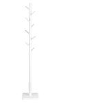 Portemanteau portant � v�tements en bois massif 30 x 30 x 175 cm support sur pieds avec 8 crochets pour ...