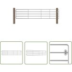 Portillon à 5 barres acier (150 - 400)x90 cm argenté - portillon agricole - portillon fermier - clôture ... Portillon à 5 barres acier (150 - 400)x90 cm argenté - portillon agricole - portillon fermier - clôture ...