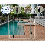 Portillon automatique securipool 130cm sable fixations 16mm barrière piscine démontable Portillon automatique securipool 130cm sable fixations 16mm barrière piscine démontable