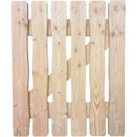 Levigne - portillon douglas 120x100 cm ? lames moulures