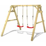Portique balan�oire aire de jeux sky dancer prime avec extension d'escalade portique bois pour enfants ...