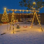 Portique bois 2, 30 m topwood nani 2 - 6 enfants