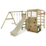 Portique d'escalade tour de jeux actionarena avec balançoire et toboggan, aire de jeux de jardin avec ... Portique d'escalade tour de jeux actionarena avec balançoire et toboggan, aire de jeux de jardin avec ...