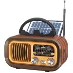 Poste radio vintage, am / fm / sw radio portable rechargeable avec batterie 1200mah et piles d, transistor ...