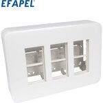 Poste de travail saillie 3x4 modules blanc Poste de travail saillie 3x4 modules blanc
