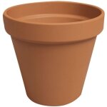 Pot amalia en terre cuite �9 cm naturel - artevasi