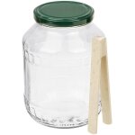 Pot  cornichons avec pince