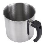 Pot de coulée fabrication bougies, fonte cire à double chaudière 44 oz, pichet poignée résistante la ... Pot de coulée fabrication bougies, fonte cire à double chaudière 44 oz, pichet poignée résistante la ...