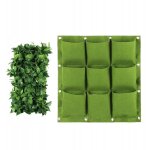 Pot en feutre suspendu cascade de lgumes, herbes aromatiques, fraises, herbes aromatiques du jardin ...