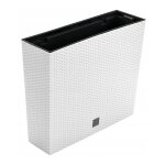 Prosperplast - pot de fleurs allong et haut rato case drc600t blanc