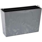 Pot de fleurs bloom en bton gris h36x56cm
